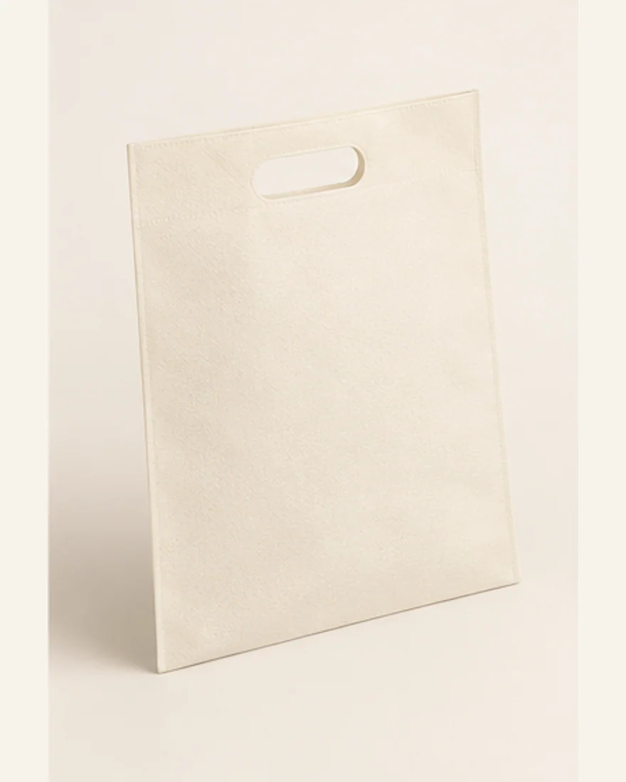 D-Cut Non-Woven Bag — AI-generated style illustration