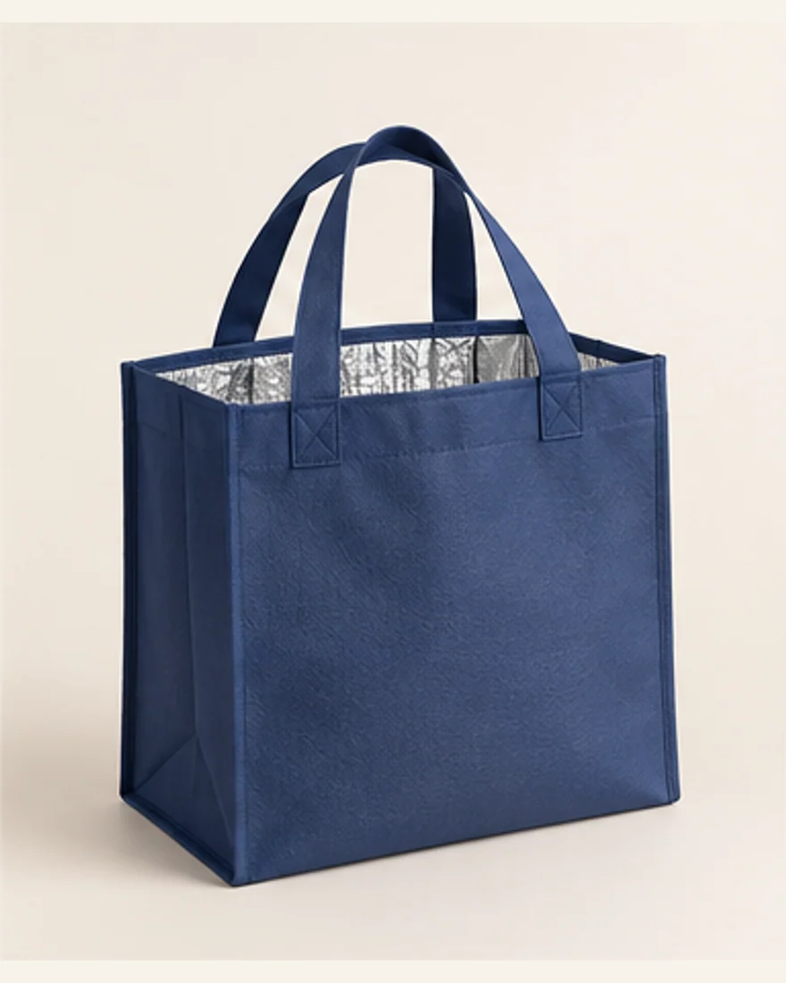 Open-Top Foil-Lined Bag — AI-generated style illustration